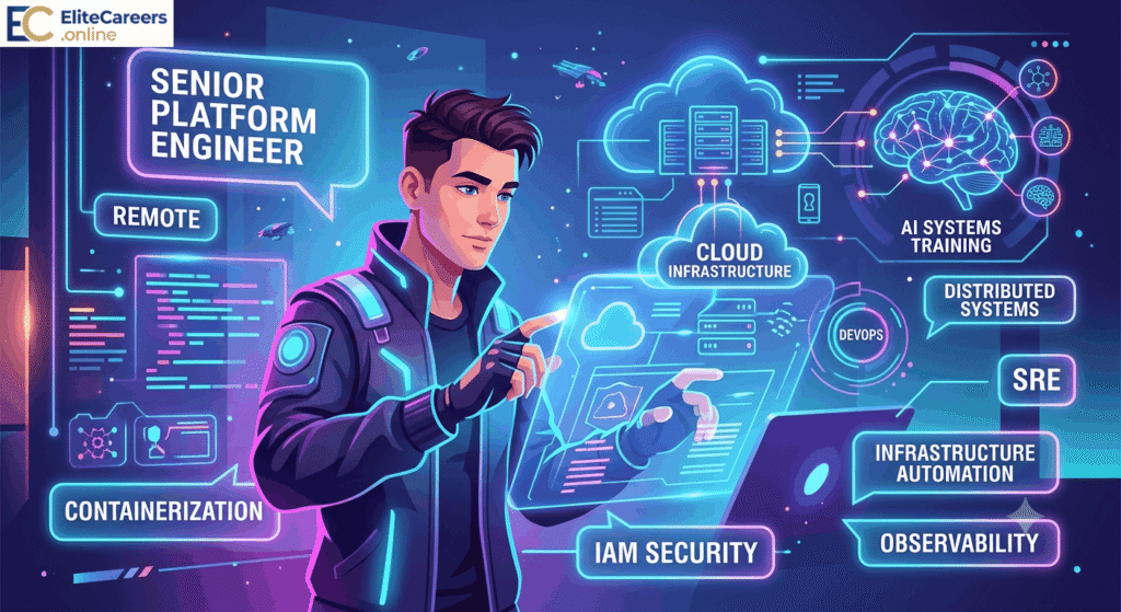 Senior Platform Engineer working remotely on cloud infrastructure and AI training systems