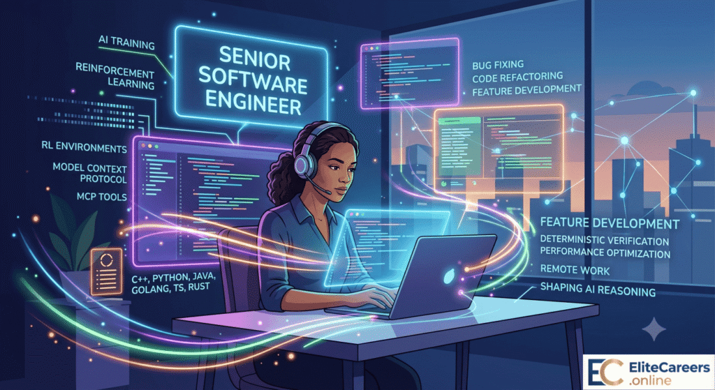 Senior Software Engineer working remotely on AI training and reinforcement learning code environments.