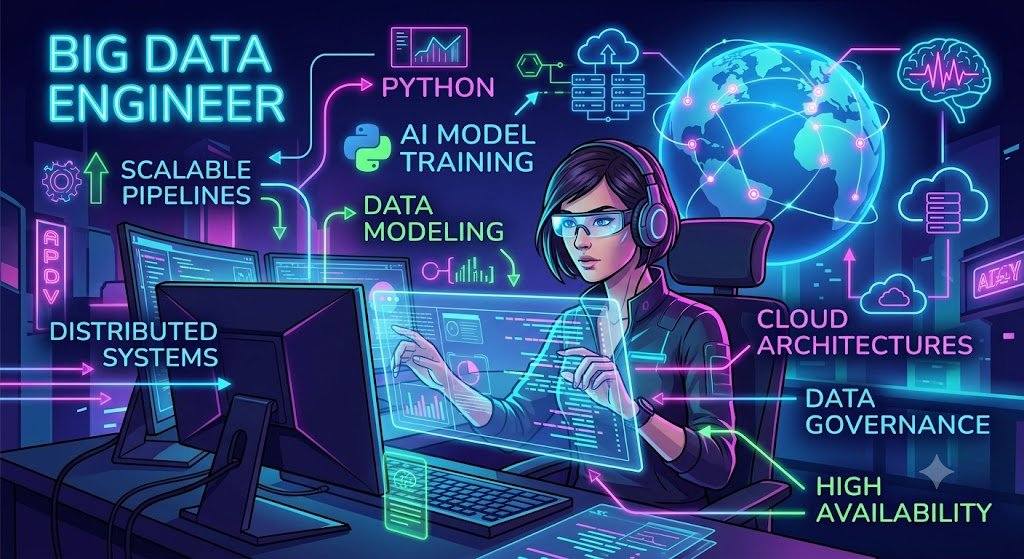 emote Big Data Engineer building scalable AI data pipelines using Python and Spark.